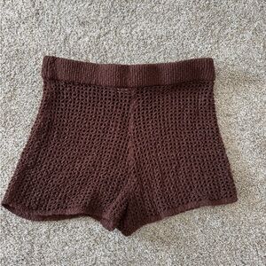 Abercrombie & Fitch Brown Knit Shorts
